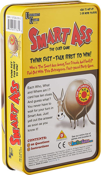 "Smart Ass" Card Game in a Tin Box