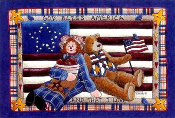 "God Bless America" Flag